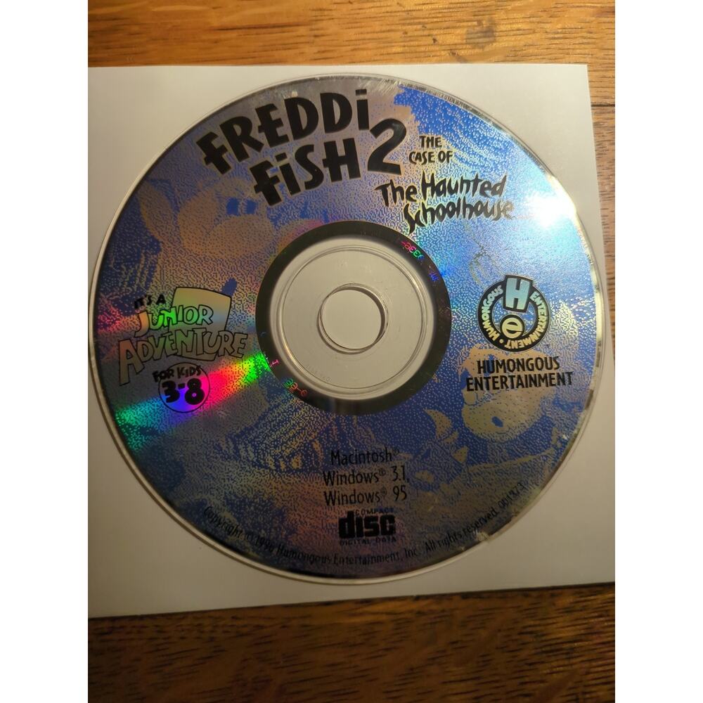 Freddi Fish 2 The Case of the Haunted Schoolhouse PC Disc Only